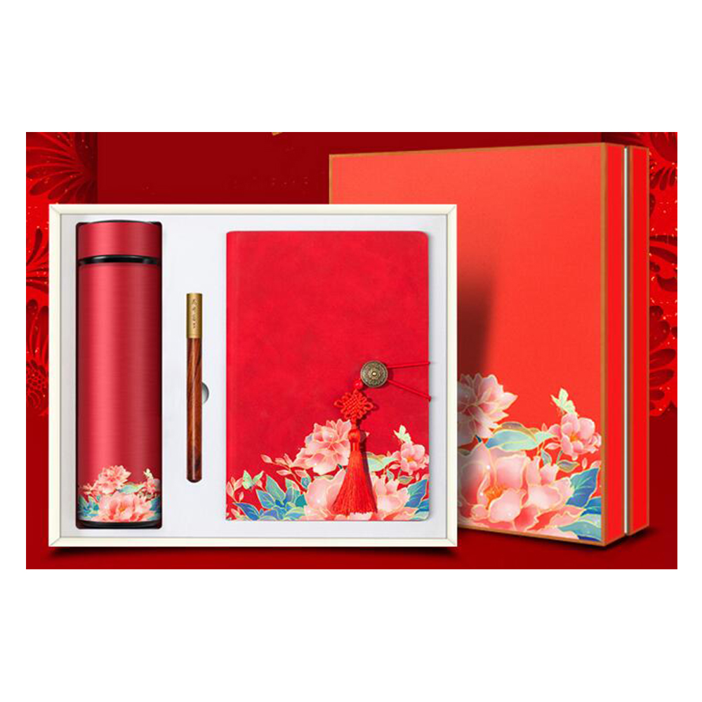 ZM花开富贵温控杯笔记本三件套